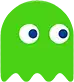 Green ghost icon