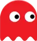 Red ghost icon